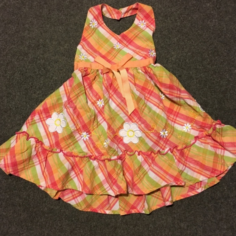 Blueberi boulevard halter dress NWOT sz18 months